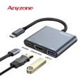 �ִ��� 4K 30Hz 3��Ʈ ��Ƽ��� ANY-HUB8